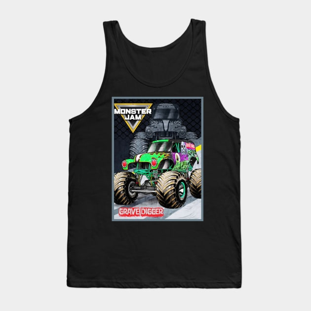 The Green Monster Tank Top by rickyrickbob